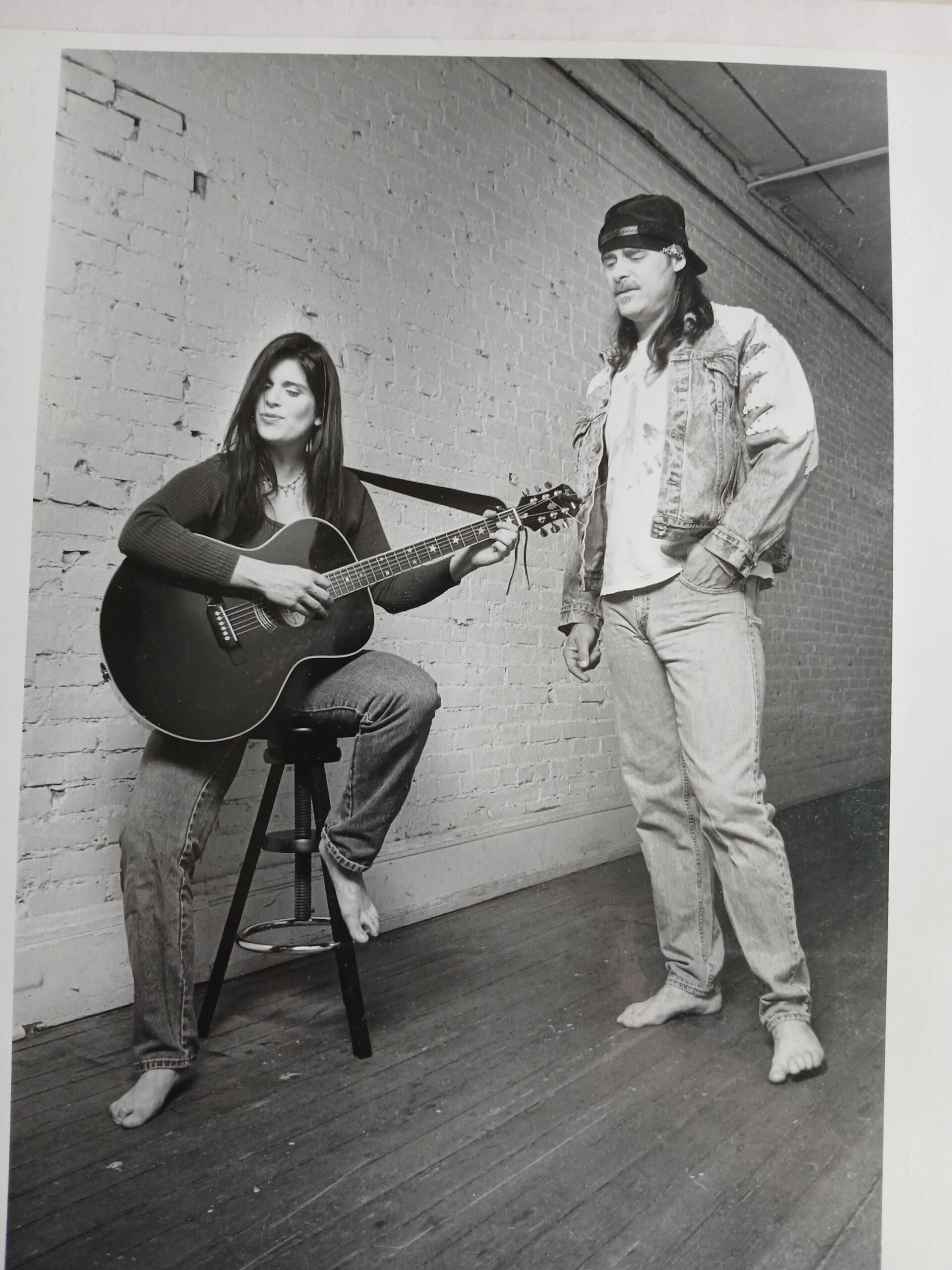 Jamey Bilyeu and FaeRaven of Ravinwolf, vintage portrait